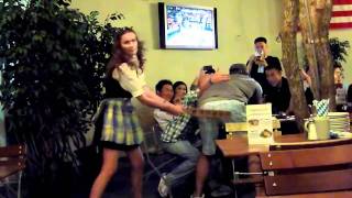 Hofbrauhaus Las Vegas Spanking  Paddling [upl. by Karlow]