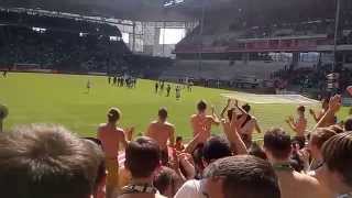 ASSEMHSC 04052014 fin de match dans le Kop nord [upl. by Alyl]