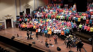 SING IN THE CITY THE USHER HALL DANCE MONKEY BY TONES amp I WITH HANLEY AND THE BAIRD JOIN A CHOIR [upl. by Anyk]