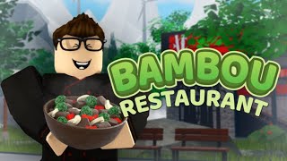 Getting promoted to Habachi Chef in Bambou restaurant Roblox [upl. by Sokcin]