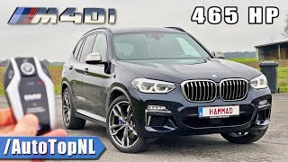 465HP BMW X3 M40i REVIEW on AUTOBAHN by AutoTopNL [upl. by Aleac]