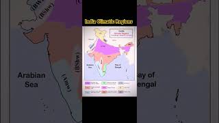 India Climatic Regions 🔥🇮🇳  bpsc prelims  shorts upsc [upl. by Ynner]