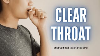 Clearing Throat Sound Effect  2024 [upl. by Elyrad]