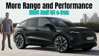 2024 Audi Q4 etron and Q4 Sportback etron has More Range and Performance [upl. by Coh675]