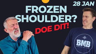 Oefeningen voor een pijnlijke schouder Frozen shoulder [upl. by Hagood]