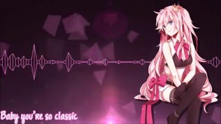 Nightcore  Classic  Lyrics [upl. by Yssis]