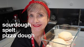 Sourdough Pizza Dough With Spelt Flour And My Homemade Spelt Starter  Try This Delicious Recipe [upl. by Pheni825]