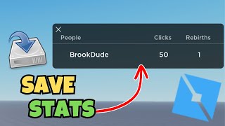 How to make a Data Saving Leaderboard in Roblox Studio 2024 [upl. by Ataeb]
