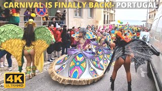 GRES Trepa no Coqueiro 💃  Carnaval Sesimbra 2023  Portugal 4K [upl. by Pomfret681]