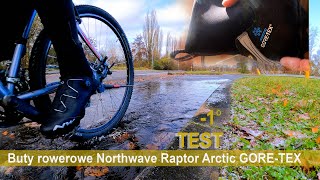 buty rowerowe Northwave Raptor Arctic GORETEX Test [upl. by Cynthia]