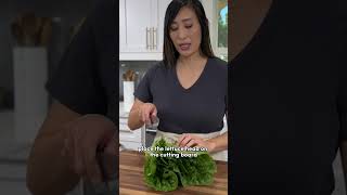 How to Cut Romaine Lettuce [upl. by Hanson287]