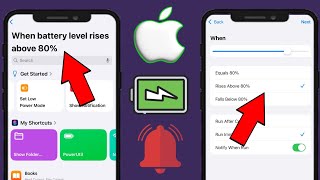 ¡Recibe una notificación cuando la batería de tu iPhone alcance el 80  al cargarse [upl. by Mercier277]