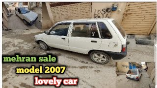 used car Suzuki mehran for sale model 2007 how good mehran 03465101495 sale mehran [upl. by Bluma]