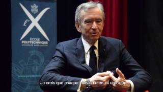 Trois questions à Bernard Arnault en conférence à lÉcole polytechnique [upl. by Sterne127]