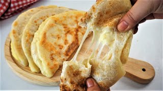 No Oven Cheese Manakish  Quick And Easy [upl. by Eizzik]