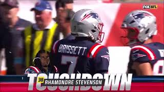 Rhamondre Stevenson  Highlights  Patriots vs Miami Dolphins  NFL Week 5 2024 [upl. by Waxman]