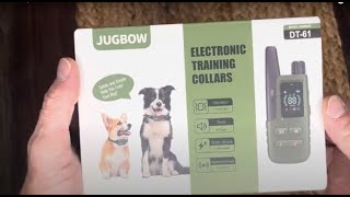 JUGBOW Brand Dog Training Collar  Model DT61  Unboxing and Review Demonstration [upl. by Anelec917]