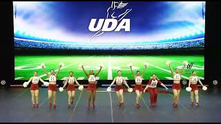 Harvard University Division 1A Pom Game Day at UDA Nationals 2023  Day 1 [upl. by Delwyn]