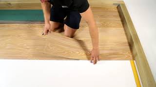 How To Cut Loose Lay Vinyl Planks  3 [upl. by Esej599]