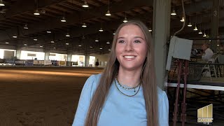 2023 100X Reining Classic  Ainsley Larcombe [upl. by Cleodal]