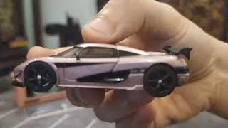 review Tarmac Works Koenigsegg Agera RS Taiwan Gold Limited Edition scale 164 164 [upl. by Pascasia]