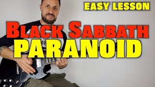 Black Sabbath Paranoid Lesson [upl. by Nesnaj]