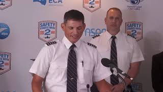 ALPA Press Conference Recognizes Airline Pilots with Superior Airmanship Awards [upl. by Naivad]