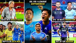 ISL vs ILeague big differenceBig blow for Odisha FCOFC vs MCFCFC Goa in Shield RaceILeague [upl. by Petrie]