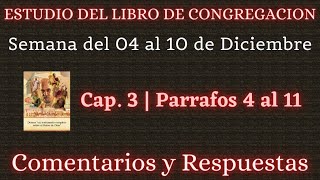 ESTUDIO DE LIBRO DE CONGREGACIÓN ✅ SEMANA DEL 11 AL 17 DE DICIEMBRE [upl. by Kaufman288]