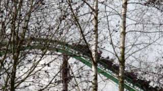 Walibi World  Goliath zit vast  gets stuck [upl. by Natanoy697]