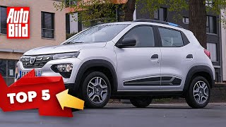 Elektroautos 2021  Die fünf günstigsten EAutos  Ranking  Top 5 [upl. by Assedo]