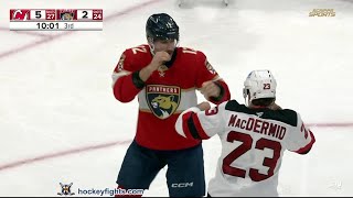 Kurtis MacDermid vs Jonah Gadjovich Nov 14 2024 [upl. by Zebaj]