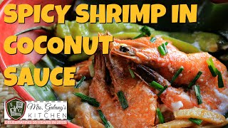 SPICY SHRIMP IN COCONUT SAUCE Mrs Galangs Kitchen S1 Ep2 [upl. by Dnalerb]