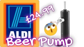 Aldi Beer Pump Is it any good and is it worth £2499 YOU Decide aldi shopping review [upl. by Susana215]