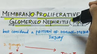 Membranoproliferative Glomerulonephritis MPGN  Pathology  Handwritten notes [upl. by Leinto640]