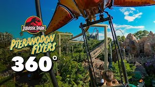 Pteranodon Flyers 360 Ride POV  Universals Islands of Adventure [upl. by Netsirk862]