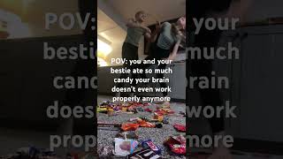 We were actually laughing hysterically in the making of this video 🤣funny viral candy halloween [upl. by Funk]