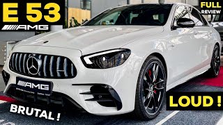 2022 MERCEDES E53 AMG Sedan BRUTAL Exhaust SOUND FULL InDepth Review Exterior Interior Infotainment [upl. by Webster]