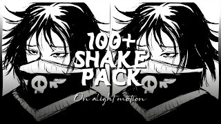 100 Badass Shake Pack on Alight Motion ALIGHT LINK XML File and QR CODE  Moonie달 [upl. by Asiral]