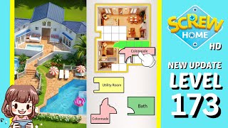 Screw Home Level 173 Solution Walkthrough New Version [upl. by Karoly]