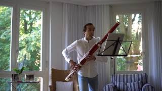 Hummel op78 Variation III Bassoon [upl. by Daniels]