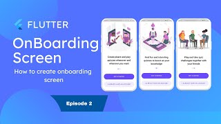 Flutter OnBoarding Screen tutorial  OnBoarding Screen UI with E Tech flutter onboarding [upl. by Auqenet]