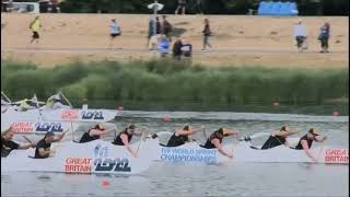 2022 IVF Vaa World Sprint Championships  Men V6 M40 500m  Final  Lake Dorney England [upl. by Grazia487]