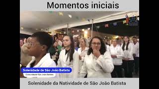 Momentos iniciais Missa da Natividade de São João Batista [upl. by Donaghue98]