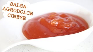 SALSA AGRODOLCE CINESE  come quella del ristorante cinese [upl. by Korey]