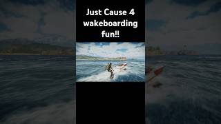 Just Cause 4 wakeboarding fun justcause4 gaming [upl. by Chem]