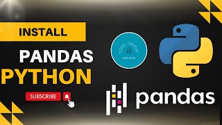 Install Pandas  How to install python pandas in windows  Install Python Pandas  WhizMaster [upl. by Akemahc]