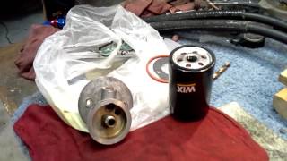 S10 oil filter with long tube headers [upl. by Burnley]