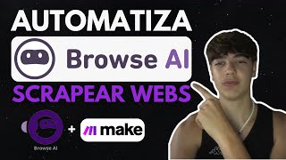 Cómo Usar Browse AI con Makecom para Extraer Datos [upl. by Lledner]