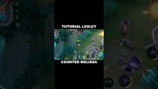 LESLEY 1 HIT BUILD🔥 mobilelegends shorts [upl. by Enimisaj]